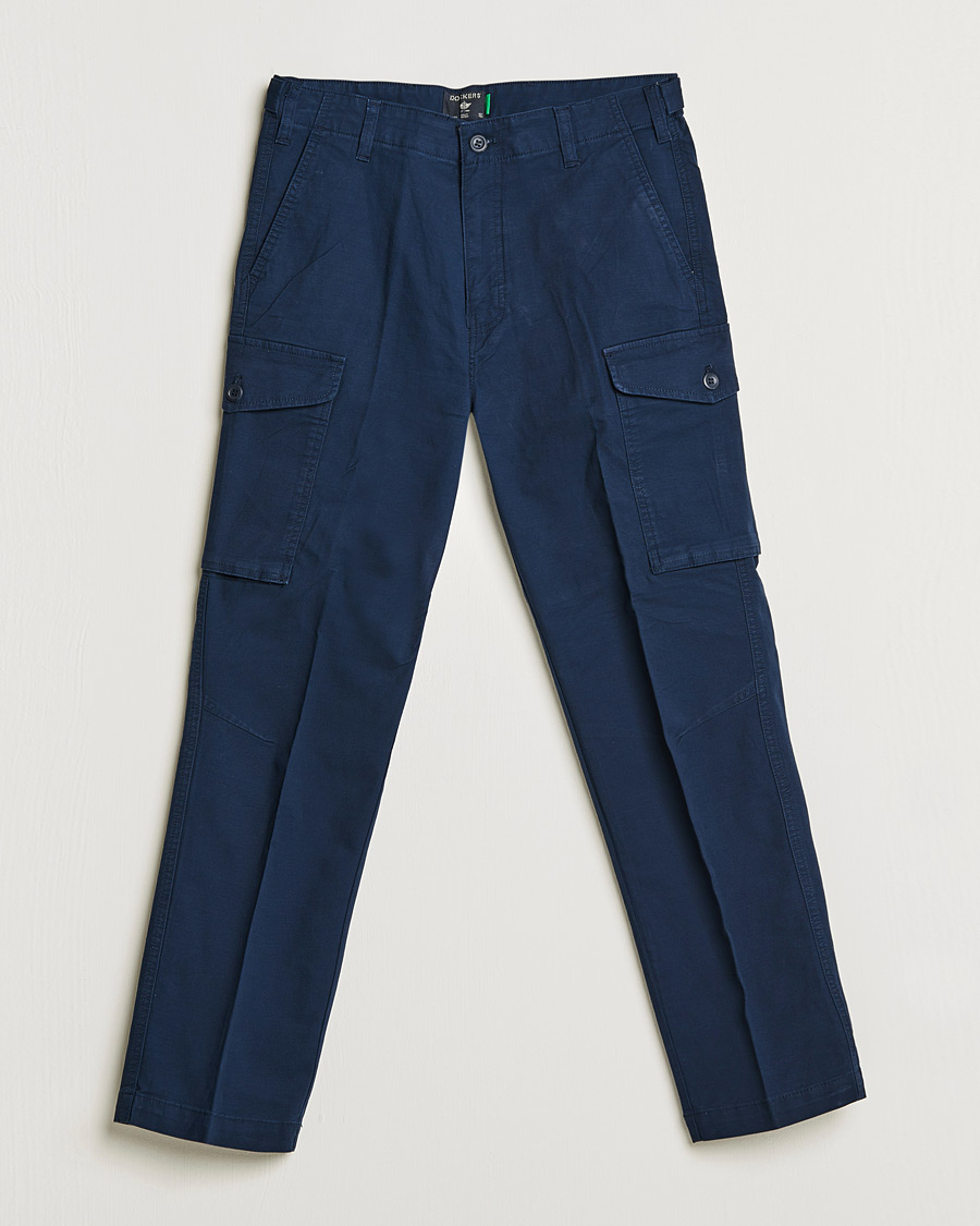 Herre | Bukser | Dockers | Tapered Cotton Cargo Pant Navy