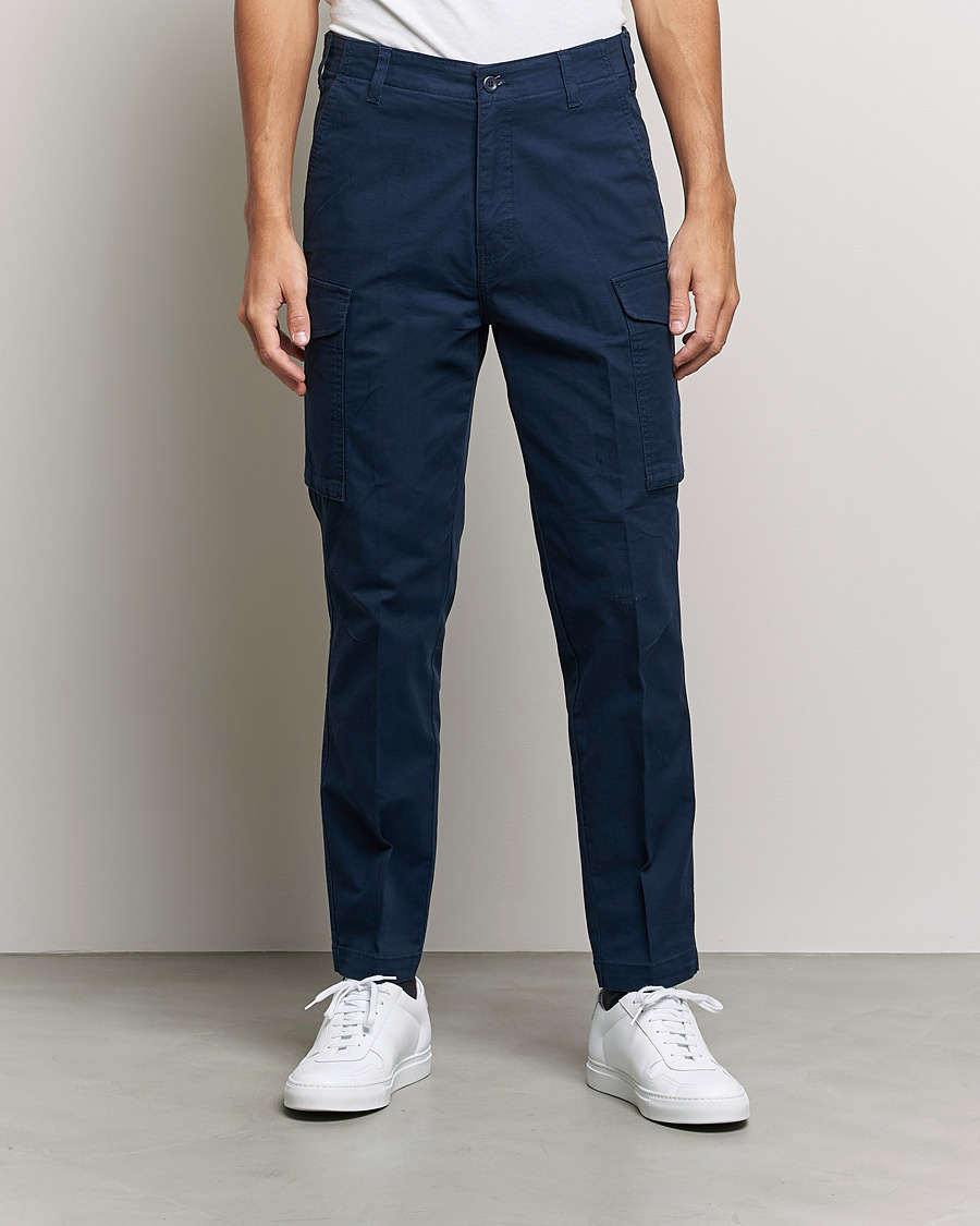 Herre | Bukser | Dockers | Tapered Cotton Cargo Pant Navy