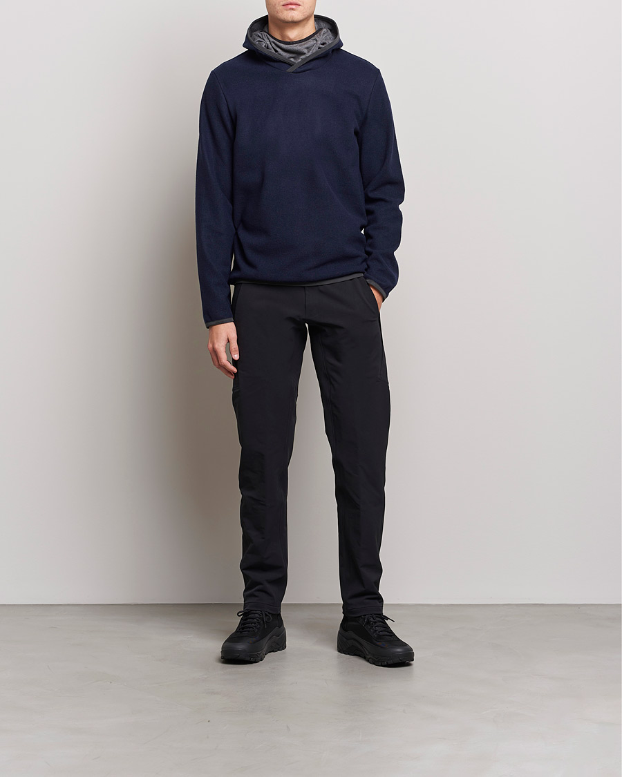 Herre | Gensere | SEASE | Drone Wool/Jersey Hood Navy