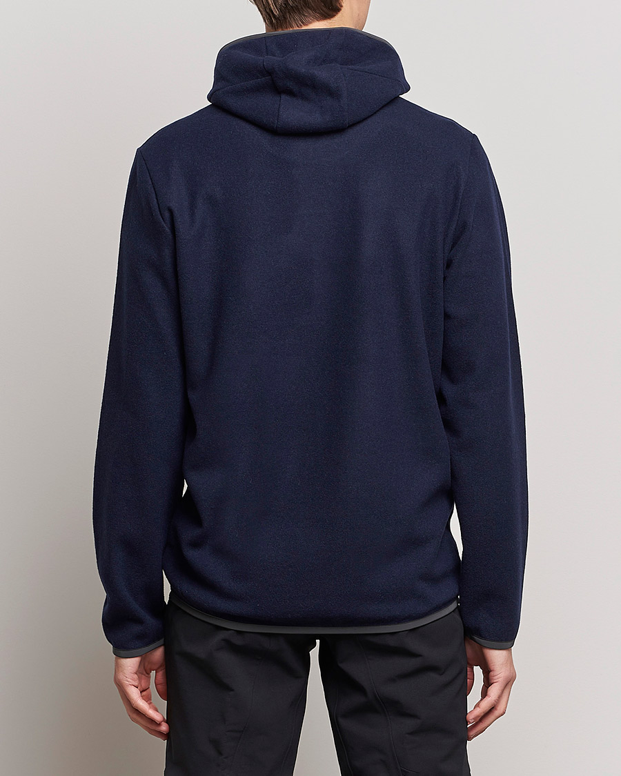 Herre | Gensere | SEASE | Drone Wool/Jersey Hood Navy