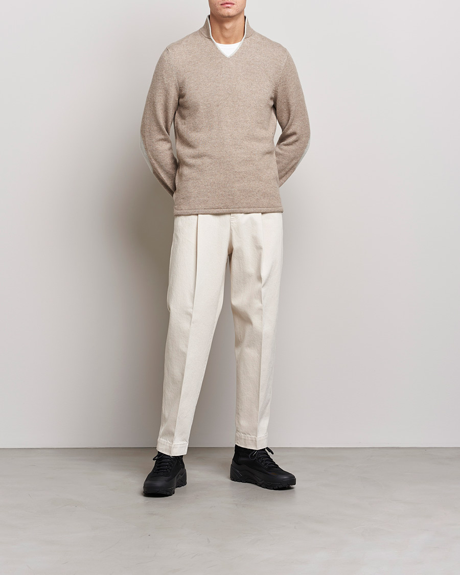 Herre | Gensere | SEASE | Ellen Cashmere Pullover Beige