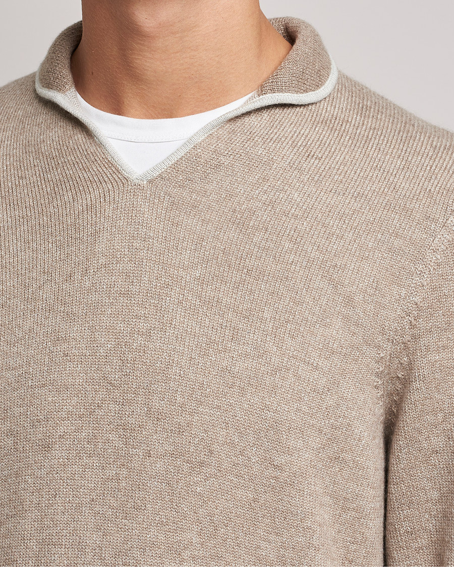Herre | Gensere | SEASE | Ellen Cashmere Pullover Beige