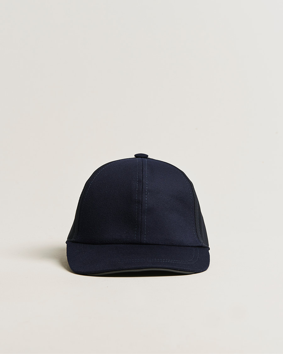 Herre |  | SEASE | Wool/Cashmere Baseball Cap Navy