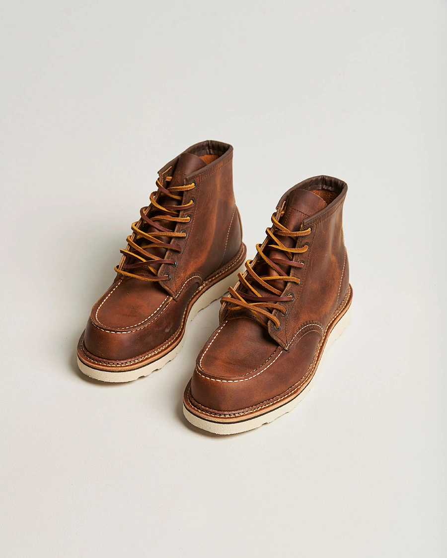 Herre | Snørestøvler | Red Wing Shoes | Moc Toe Boot Copper Rough/Tough Leather
