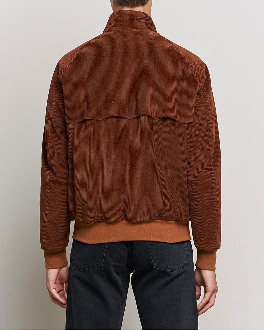 Herre | Jakker | Baracuta | G9 Padded Corduroy Harrington Jacket Cognac