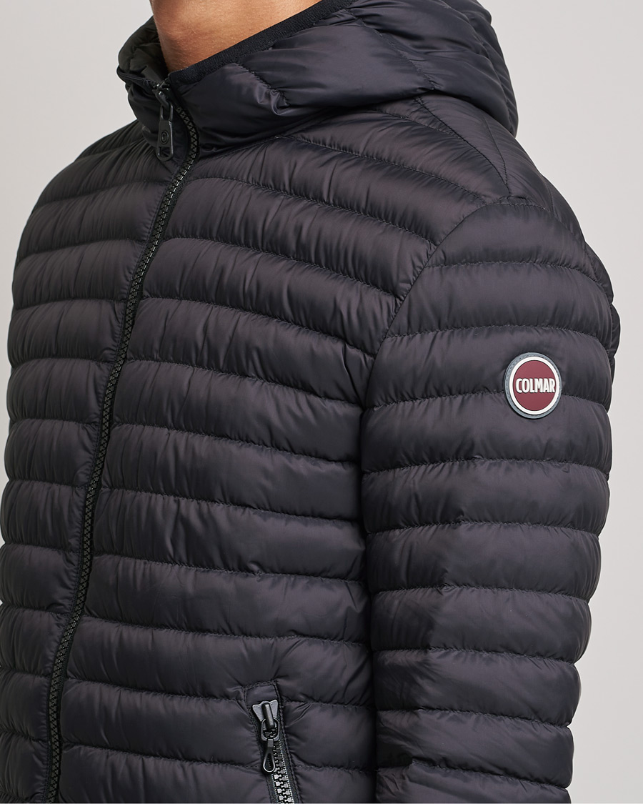 Herre | Jakker | Colmar | Repunk Lightweight Down Hooded Jacket Black