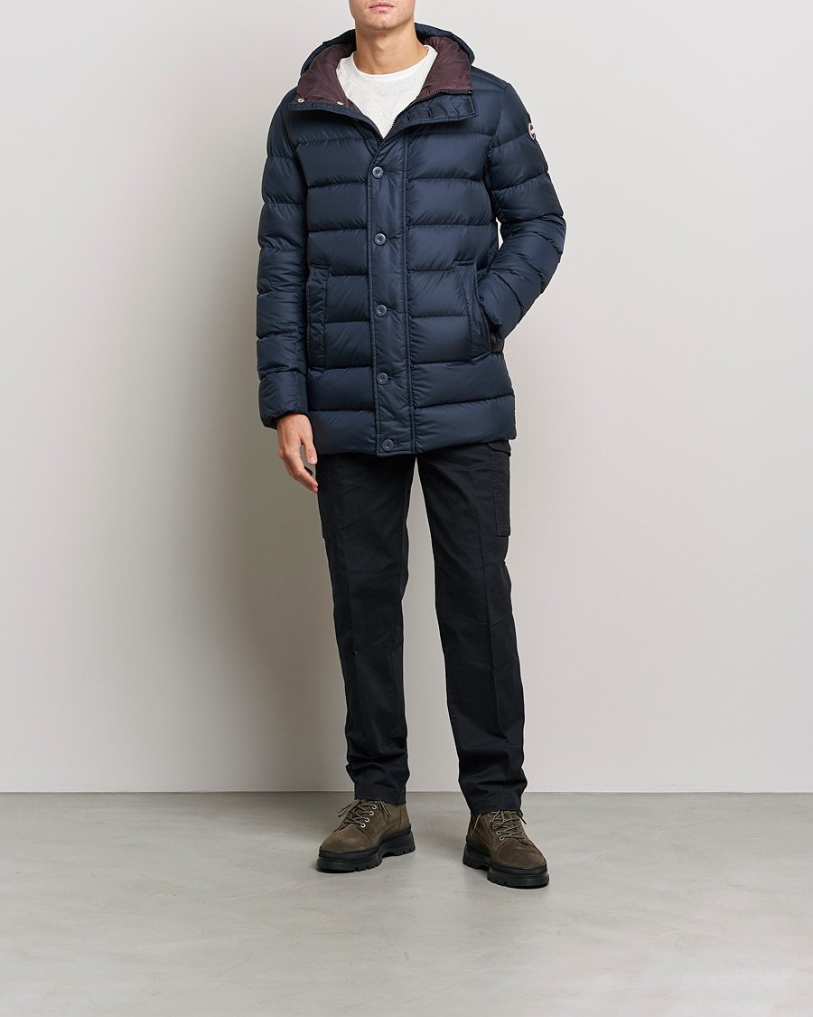 Herre | Jakker | Colmar | Concrete Mid Down Parka Navy