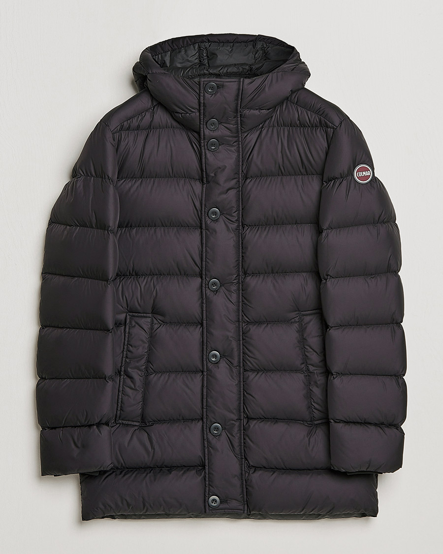 Herre | Jakker | Colmar | Concrete Mid Down Parka Black