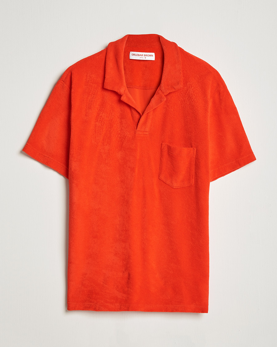 Herre | Pikéer | Orlebar Brown | Terry Polo Summer Red