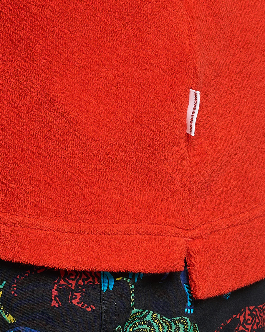 Herre | Pikéer | Orlebar Brown | Terry Polo Summer Red