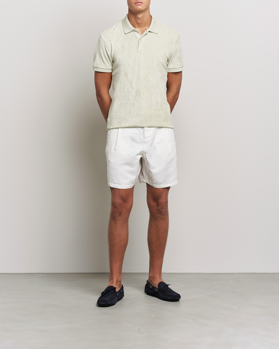 Herre |  | Orlebar Brown | Jarrett Towelling Polo Parched Green