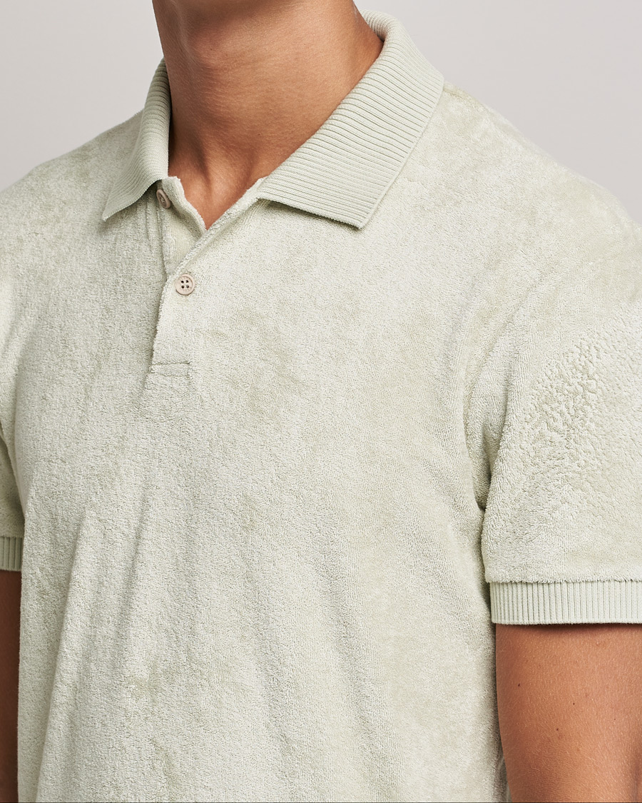 Herre | Pikéer | Orlebar Brown | Jarrett Towelling Polo Parched Green