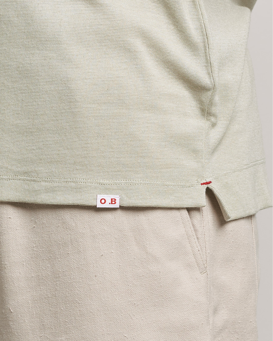 Herre | T-Shirts | Orlebar Brown | OB Classic Modal/Cashmere T-Shirt Parched Green