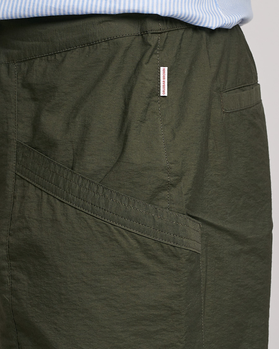 Herre | Shorts | Orlebar Brown | Castner Garment Washed Drawcord Shorts Forest Night