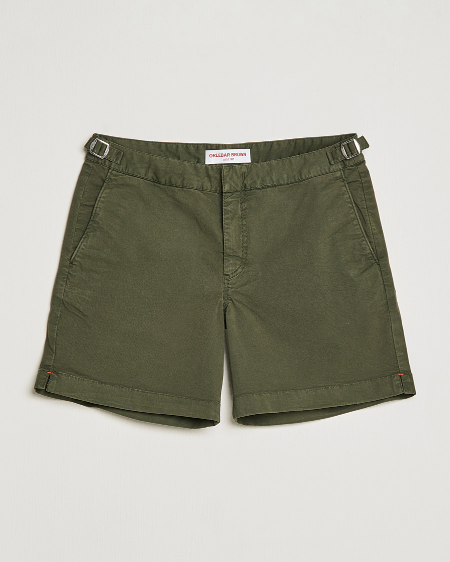 Herre | Shorts | Orlebar Brown | Bulldog Cotton Twill Shorts Forest Night