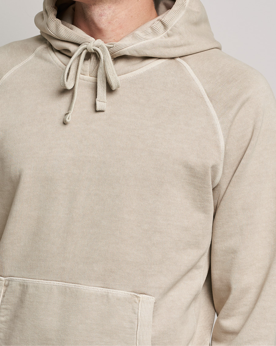 Herre | Gensere | Orlebar Brown | Francis Garment Dyed Cotton Hood Parched Green