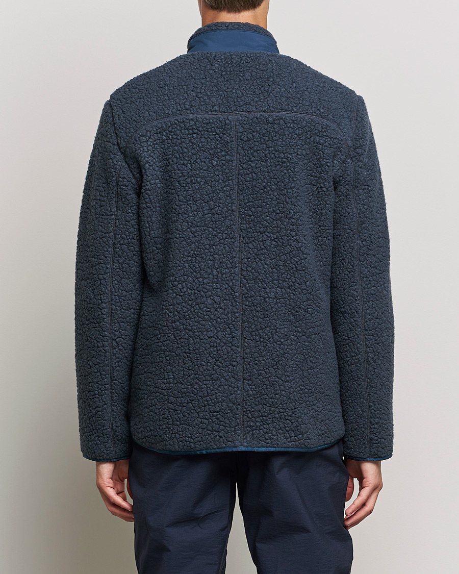 Herre | Gensere | Orlebar Brown | Auster Sherpa Fleece Dark Nocturnal Navy