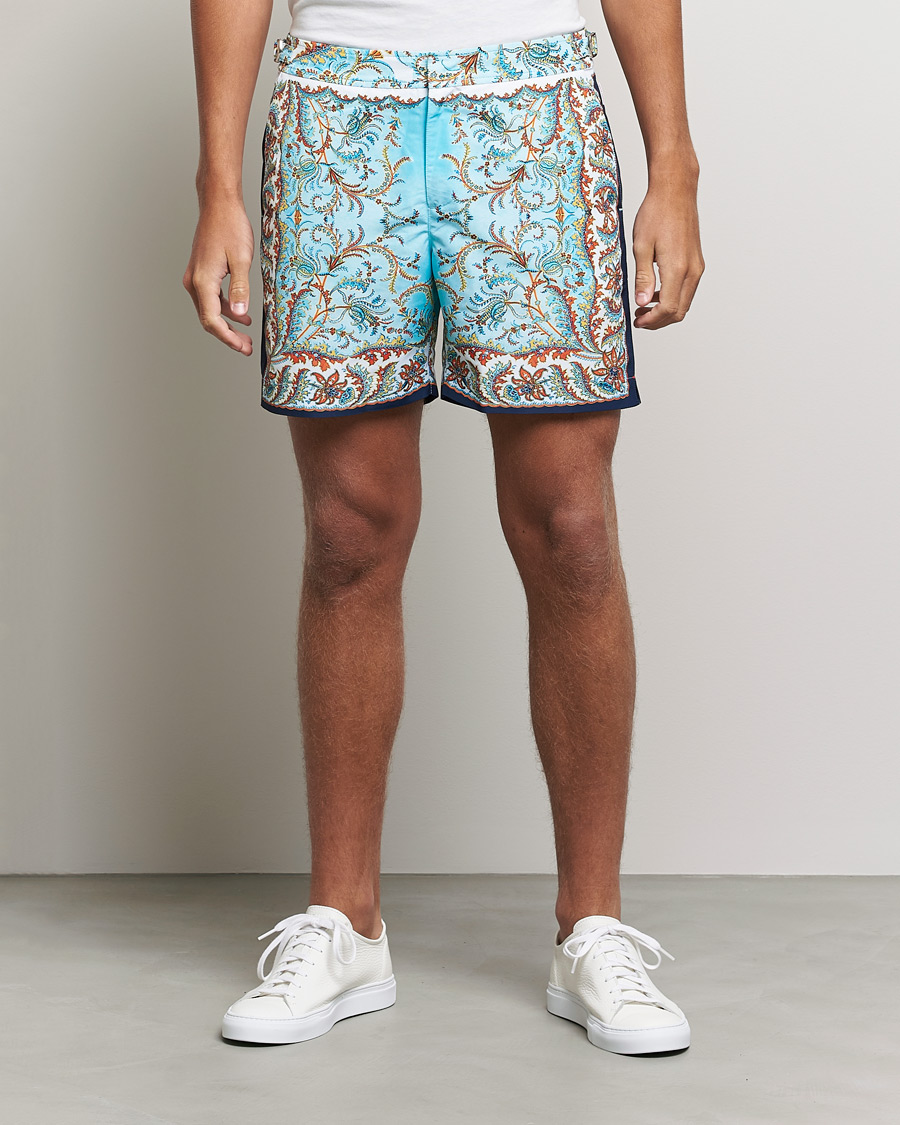 Herre | Badeshorts | Orlebar Brown | Bulldog Praire Paisley Swim Shorts Multi