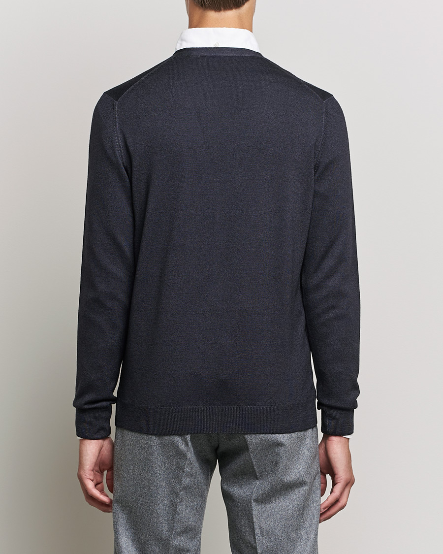 Herre | Gensere | Gran Sasso | Vintage Merino Fashion Fit Cardigan Black