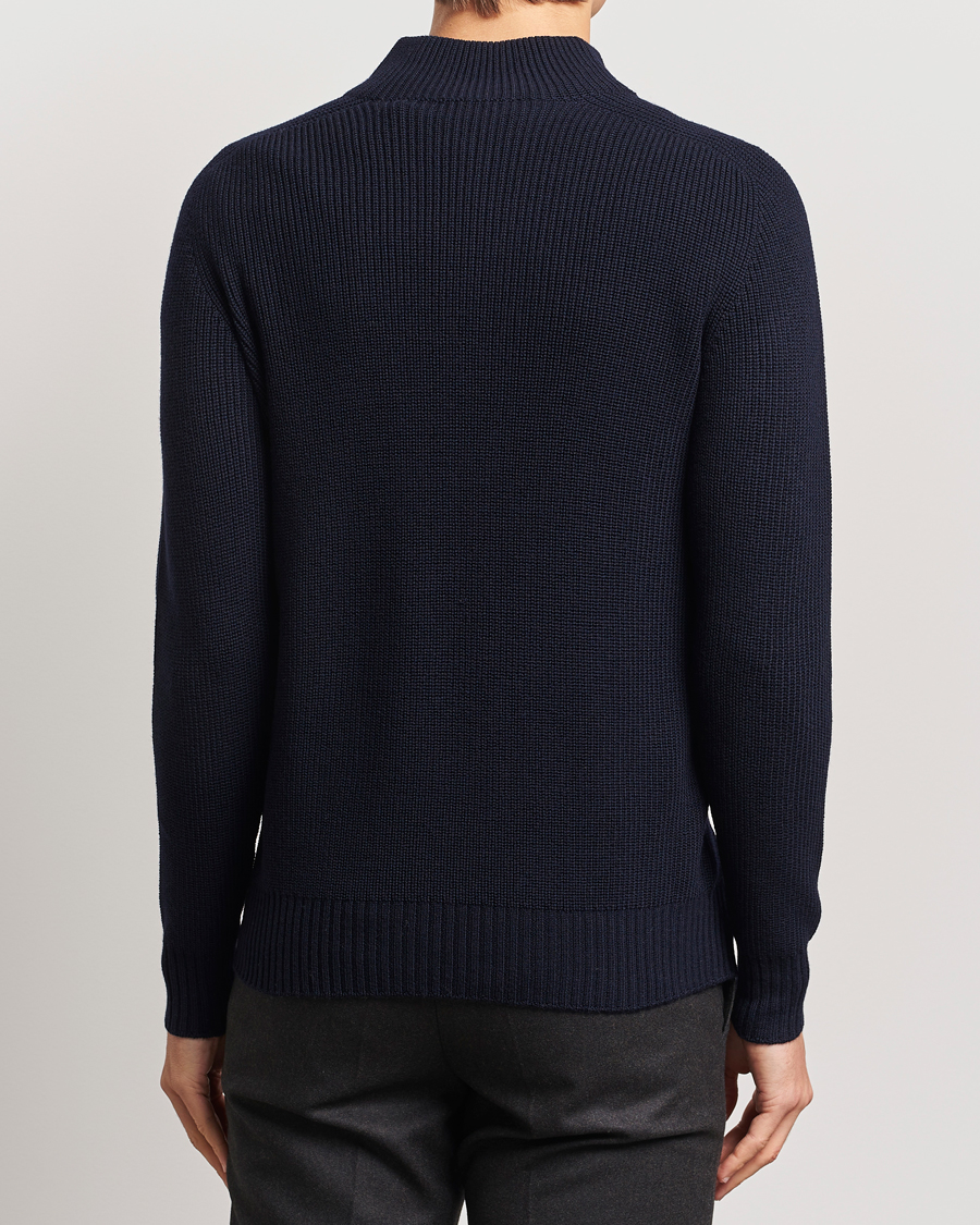 Herre | Gensere | Gran Sasso | Rainwool Half Zip Navy