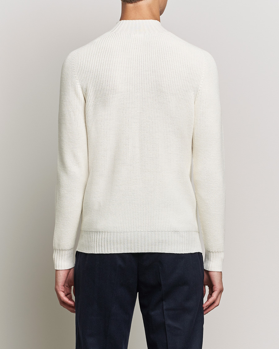 Herre | Gensere | Gran Sasso | Rainwool Mock Neck White