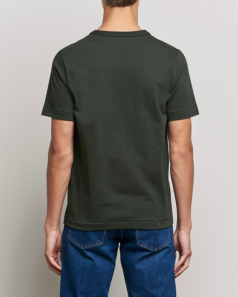 Herre | T-Shirts | Merz b. Schwanen | 1950s Classic Loopwheeled Tee Forest