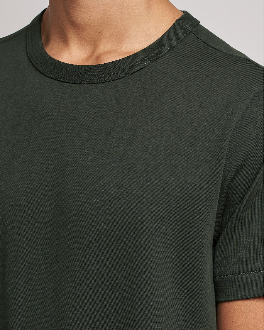 Herre | T-Shirts | Merz b. Schwanen | 1950s Classic Loopwheeled Tee Forest