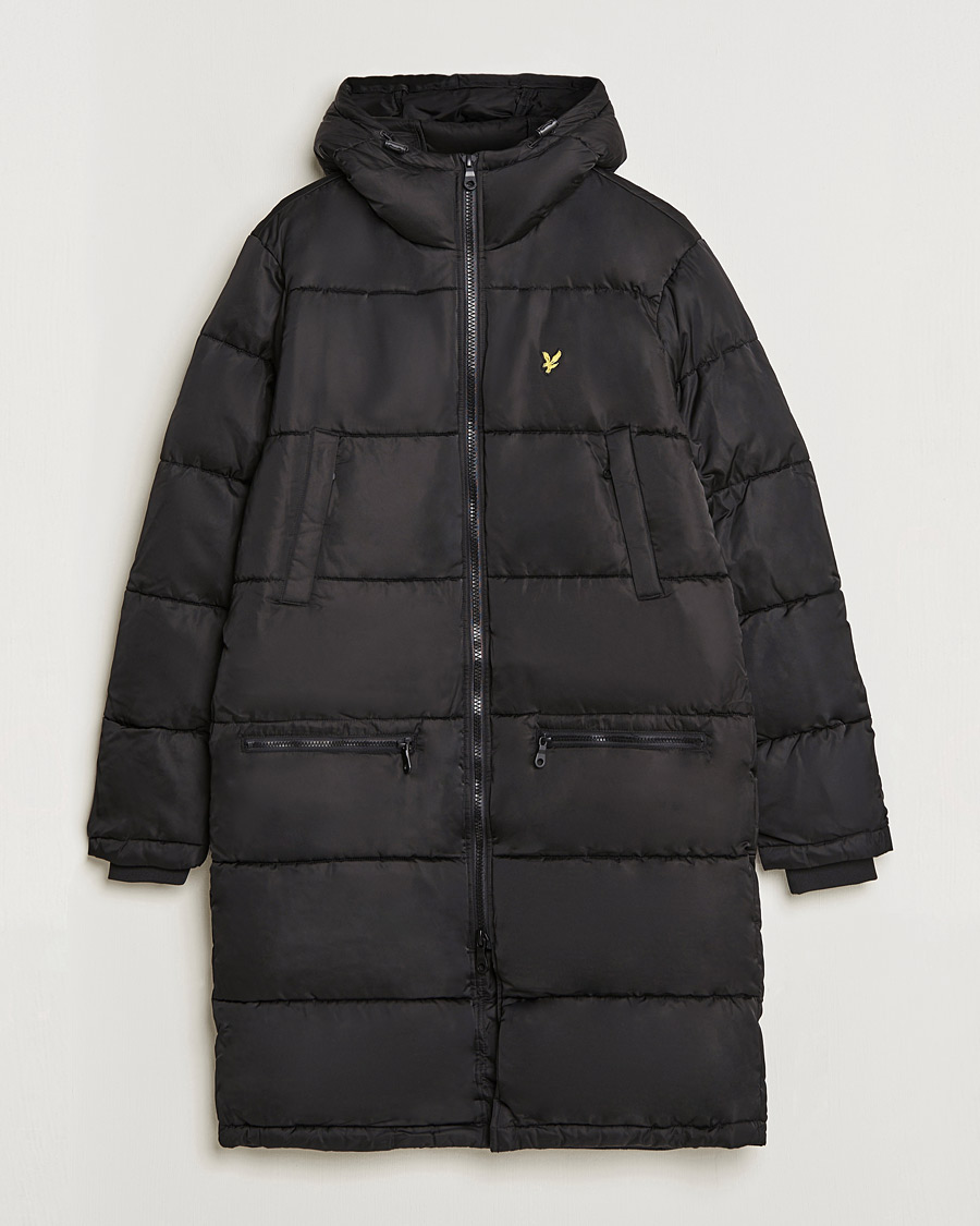 Herre | Jakker | Lyle & Scott | Long Line Wadded Jacket Black