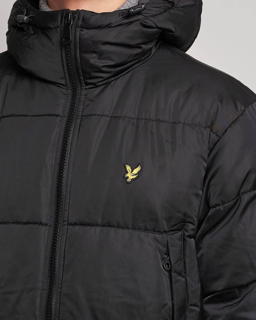 Herre | Jakker | Lyle & Scott | Long Line Wadded Jacket Black