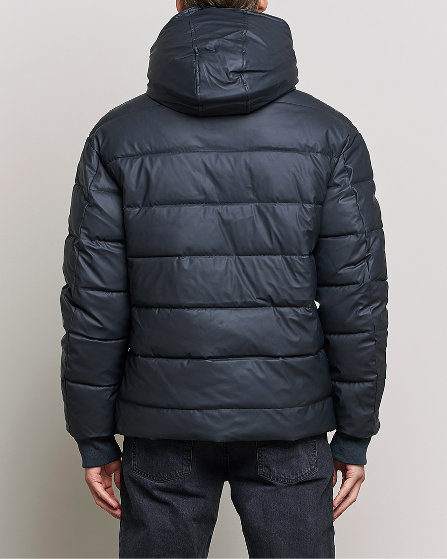 Herre | Jakker | Lyle & Scott | Rubberised Puffer Jacket Dark Navy