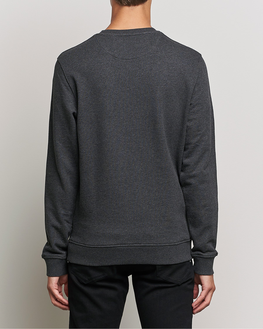 Herre | Gensere | Lyle & Scott | Organic Cotton Crew Neck Charcoal Marl