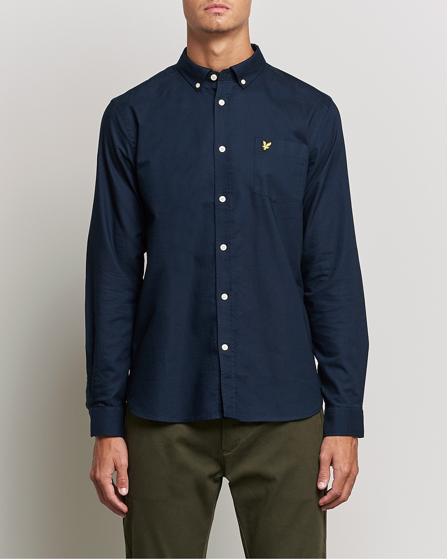 Herre | Klær | Lyle & Scott | Lightweight Oxford Shirt Navy