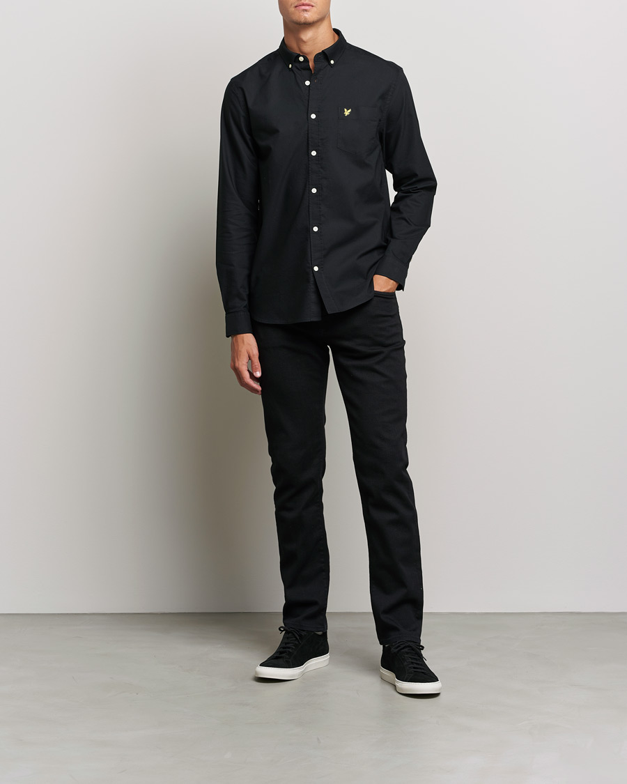 Herre | Skjorter | Lyle & Scott | Lightweight Oxford Shirt Jet Black
