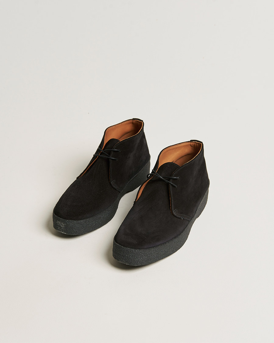 Herre | Svarte støvler | Sanders | Sam Chukka Boot Black Suede