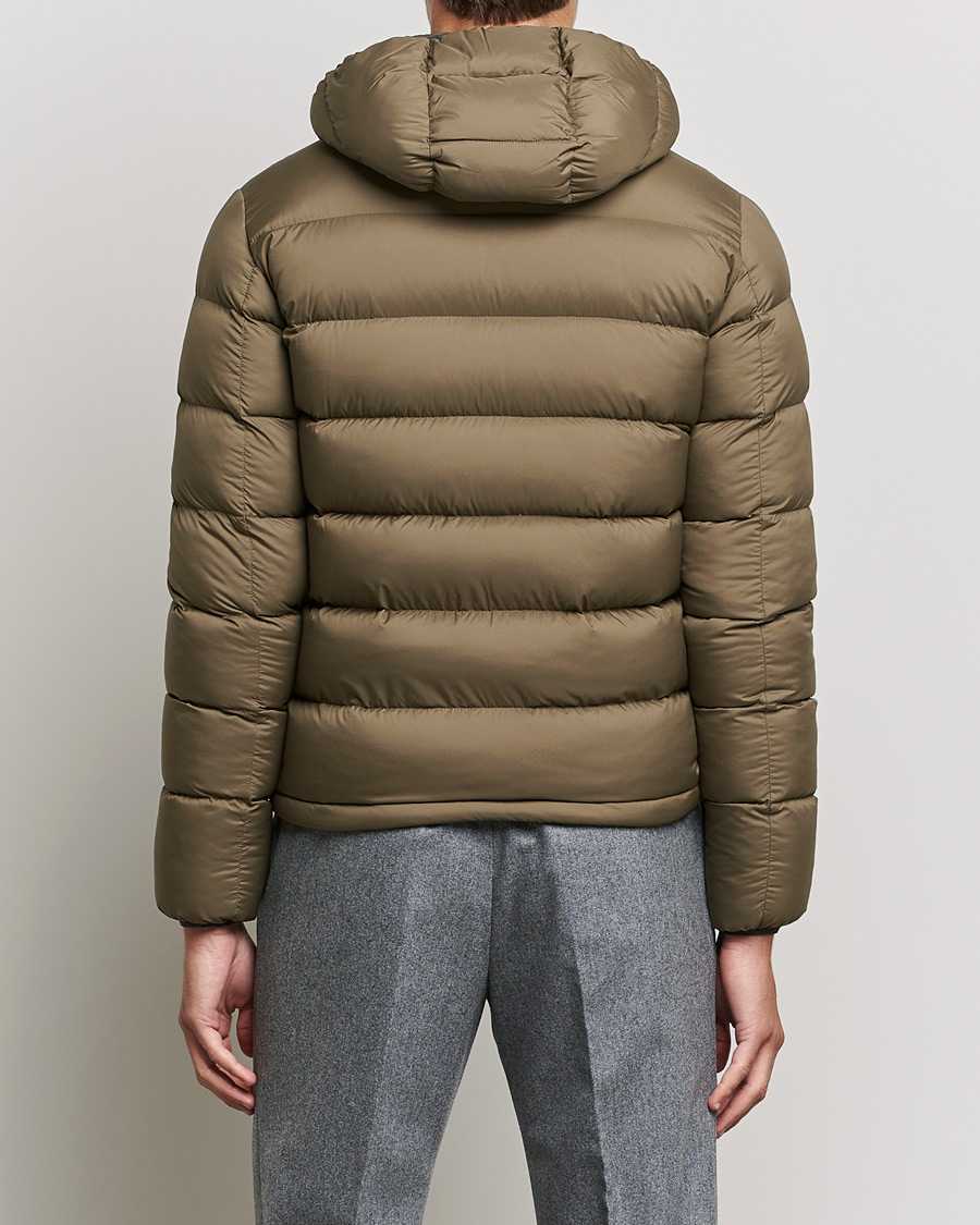 Herre | Jakker | Herno | Matt Nylon Down Jacket Military Green