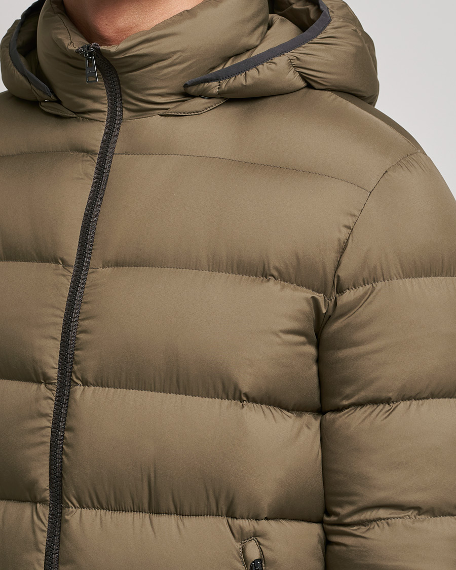 Herre | Jakker | Herno | Matt Nylon Down Jacket Military Green