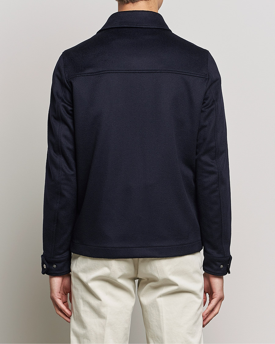 Herre | Jakker | Herno | Cashmere Overshirt Navy