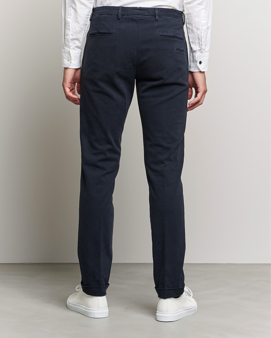 Herre | Bukser | Briglia 1949 | Slim Fit Cotton Stretch Chino Navy