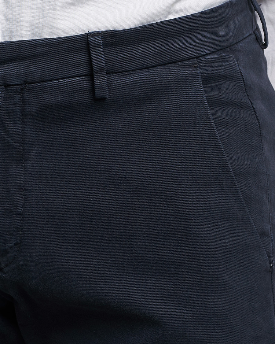 Herre | Bukser | Briglia 1949 | Slim Fit Cotton Stretch Chino Navy