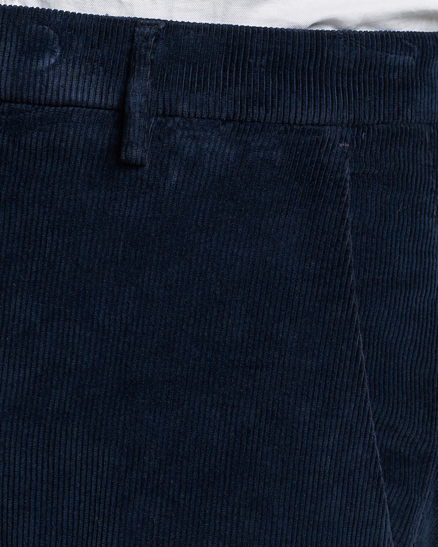 Herre | Bukser | Briglia 1949 | Slim Fit Corduroy Trousers Navy