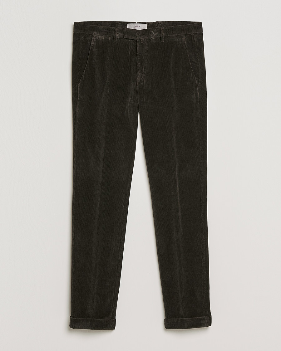 Herre | Bukser | Briglia 1949 | Slim Fit Corduroy Trousers Dark Brown