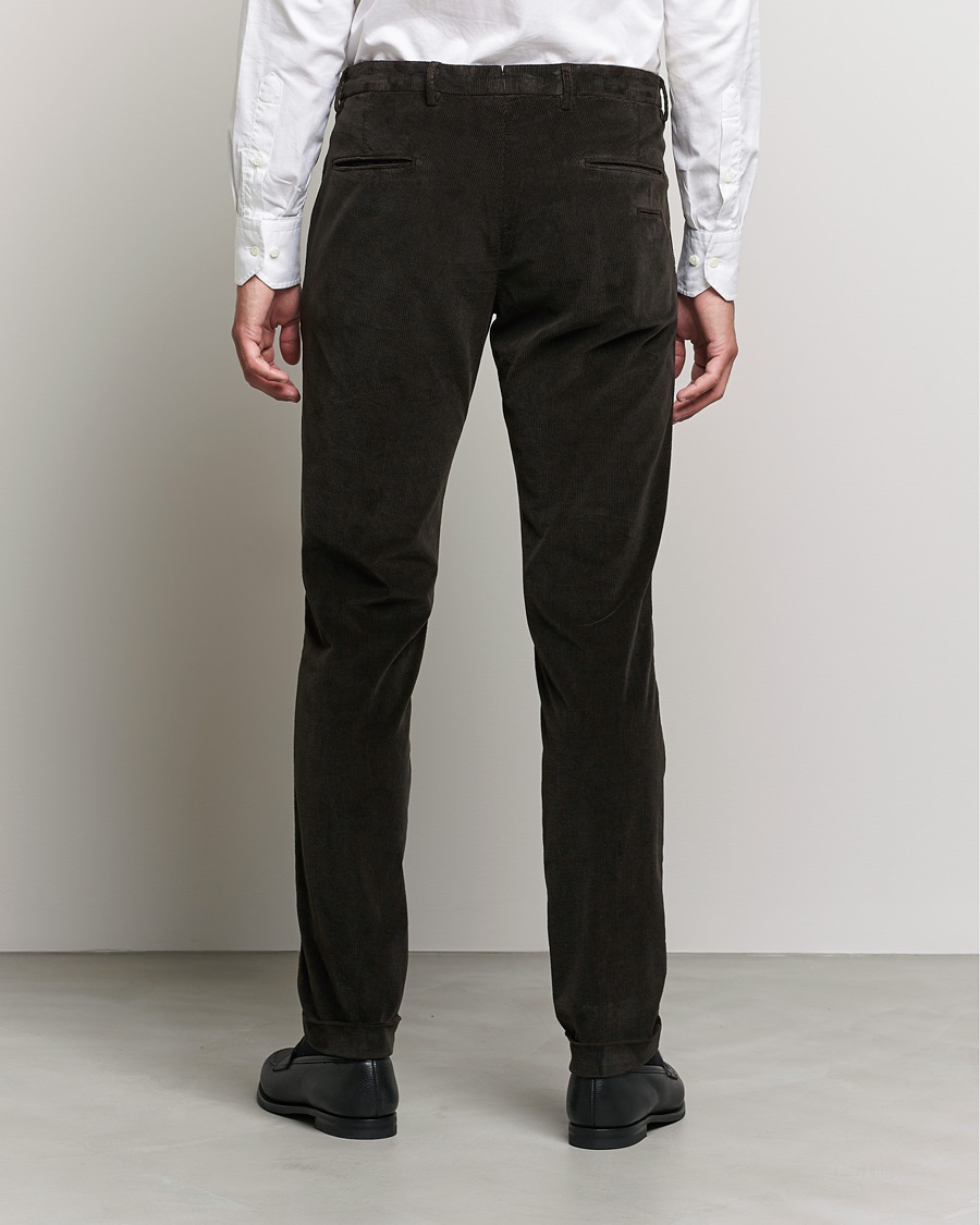 Herre | Bukser | Briglia 1949 | Slim Fit Corduroy Trousers Dark Brown