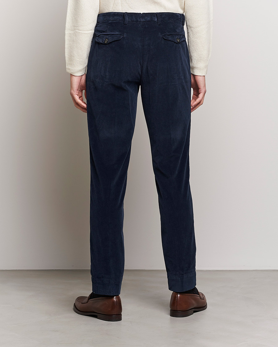 Herre | Bukser | Briglia 1949 | Easy Fit Corduroy Trousers Navy