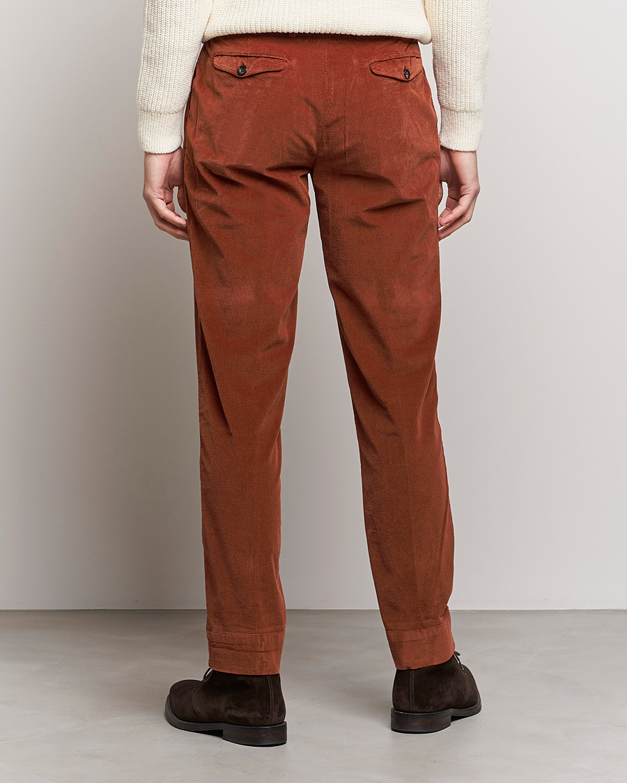 Herre | Bukser | Briglia 1949 | Easy Fit Corduroy Trousers Rust Red