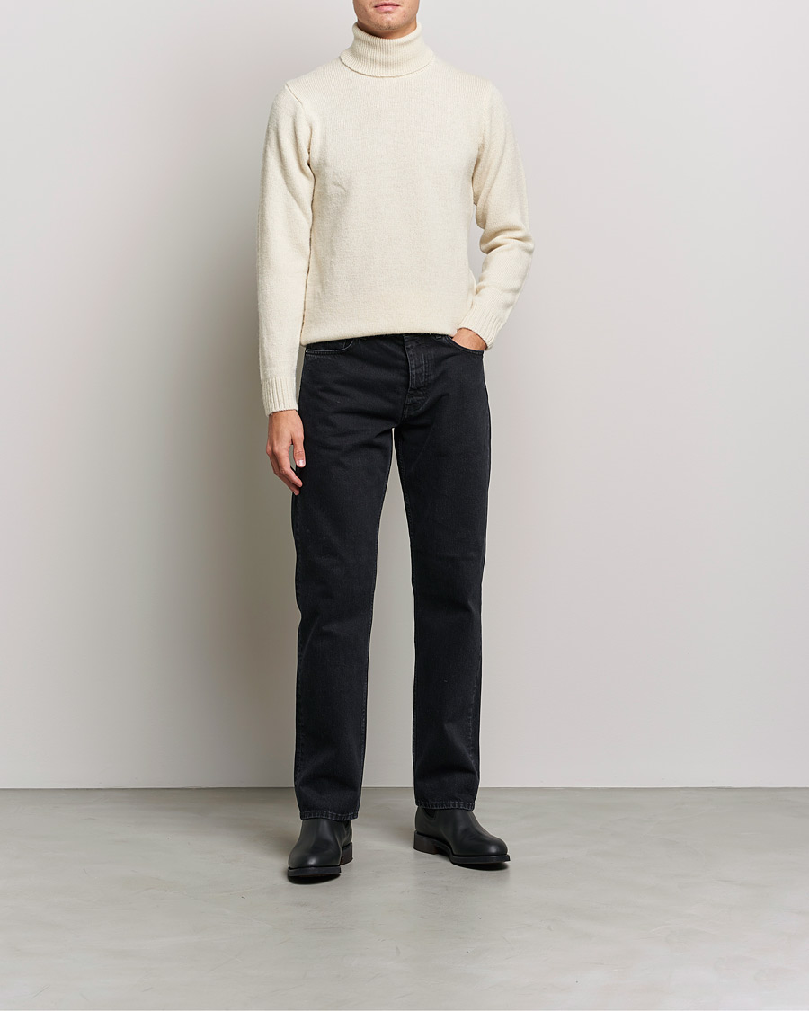 Herre | Gensere | Peregrine | Maker´s Stitch Merino Polo Cream