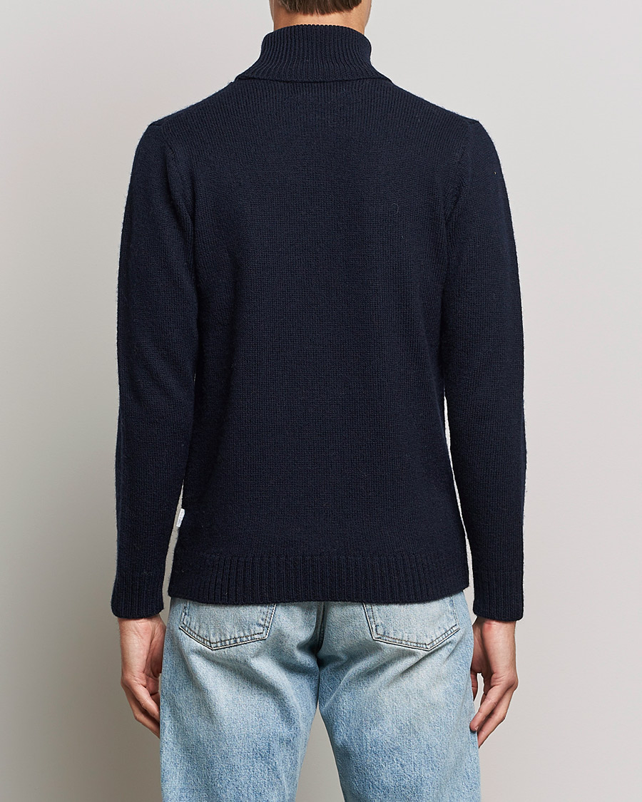 Herre | Gensere | Peregrine | Maker's Stitch Merino Polo Navy