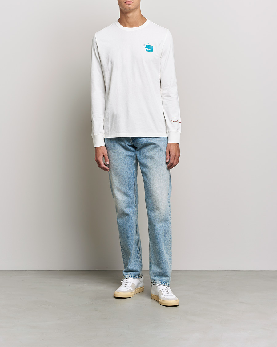 Herre |  | PS Paul Smith | Happy Face Long Sleeve T-Shirt White