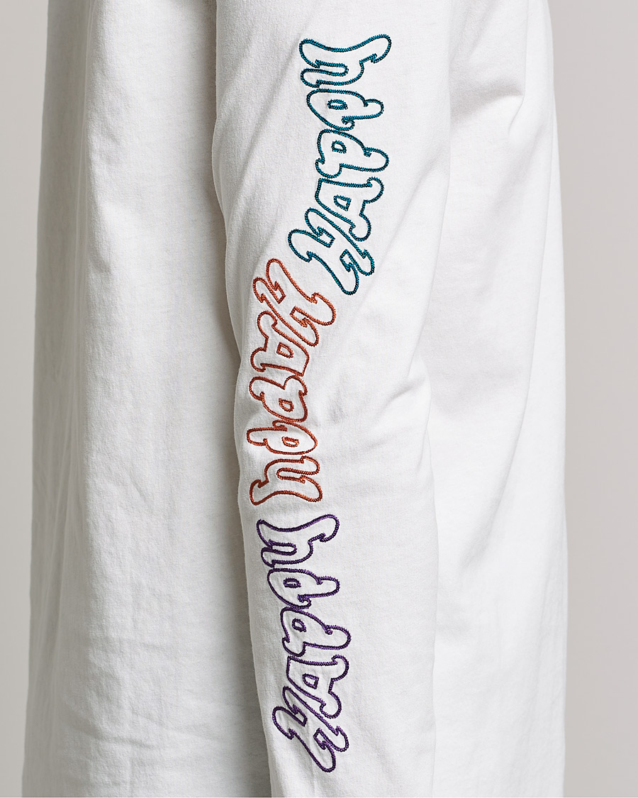 Herre | T-Shirts | PS Paul Smith | Happy Face Long Sleeve T-Shirt White