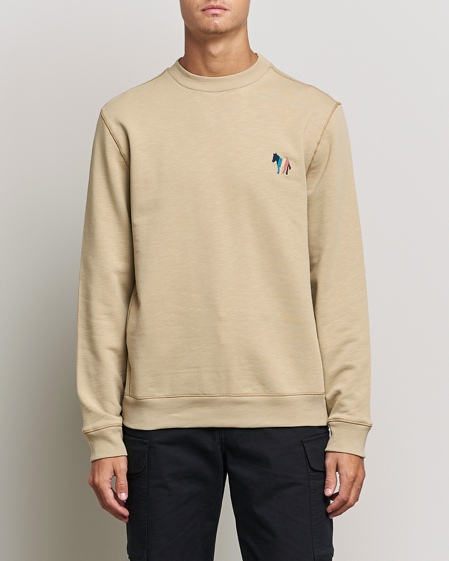 Herre | Gensere | PS Paul Smith | Organic Cotton Zebra Sweatshirt Browns