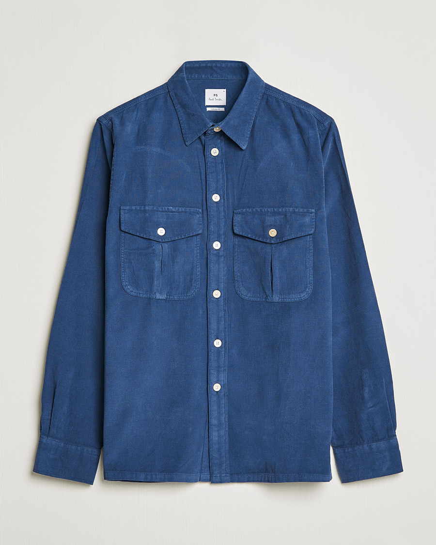 Herre | Skjorter | PS Paul Smith | Casual Fit Cotton Shirt Navy